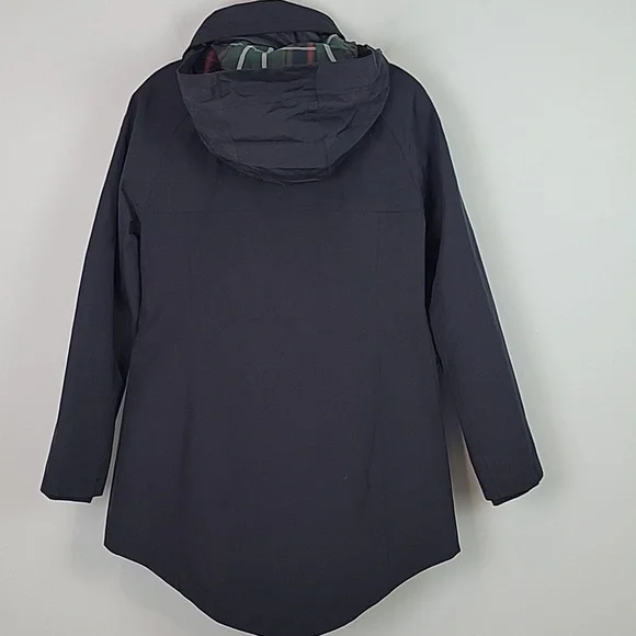 Pendleton womens black rain jacket coat Small - Picture 11 of 14